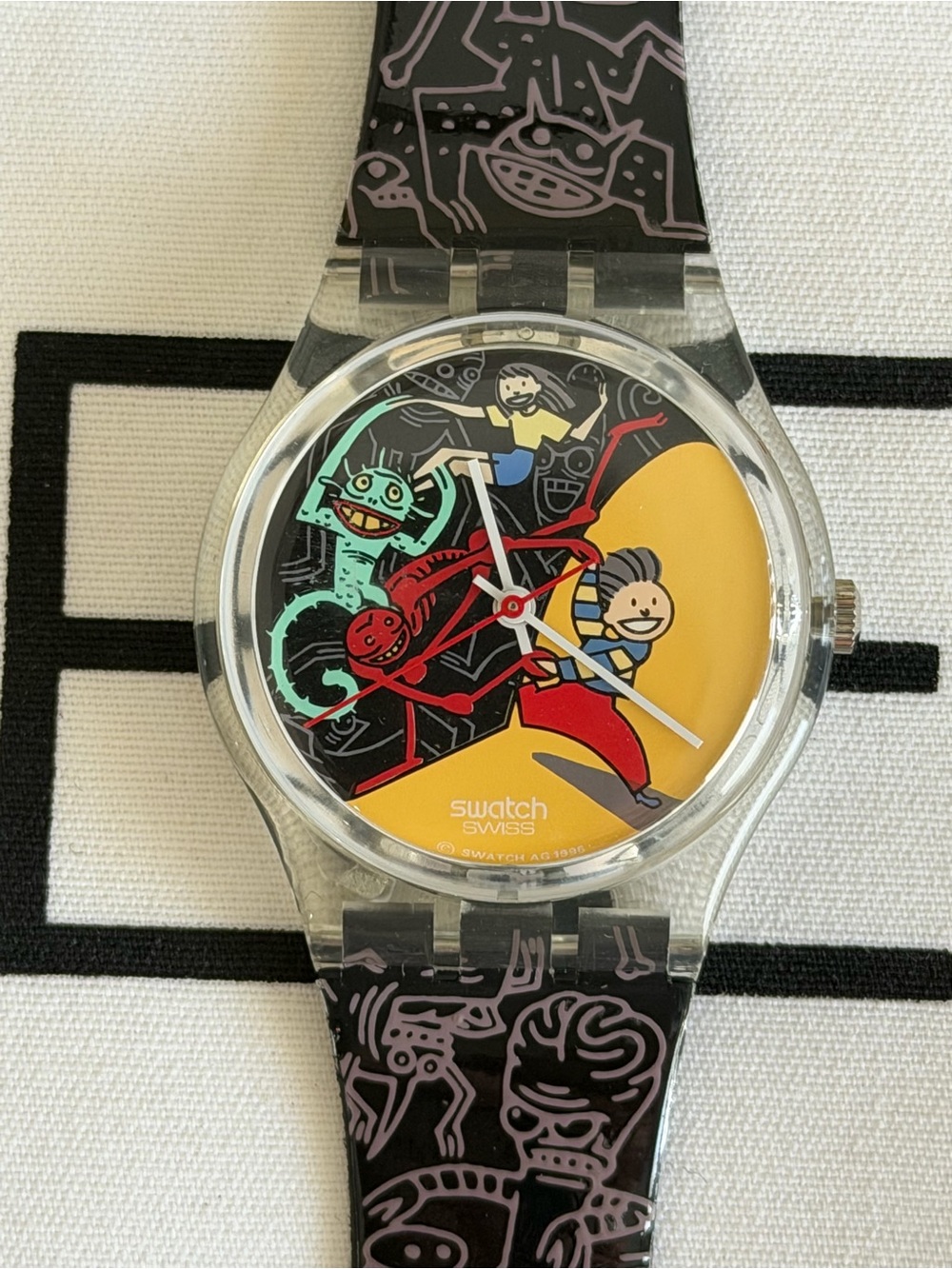 Vintage 1997 Swatch Gent "Jungle Tangle" Unisex watch